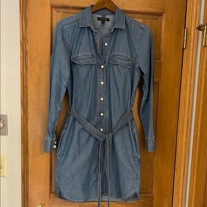 Blue Denim Banana Republic Shirt Dress
